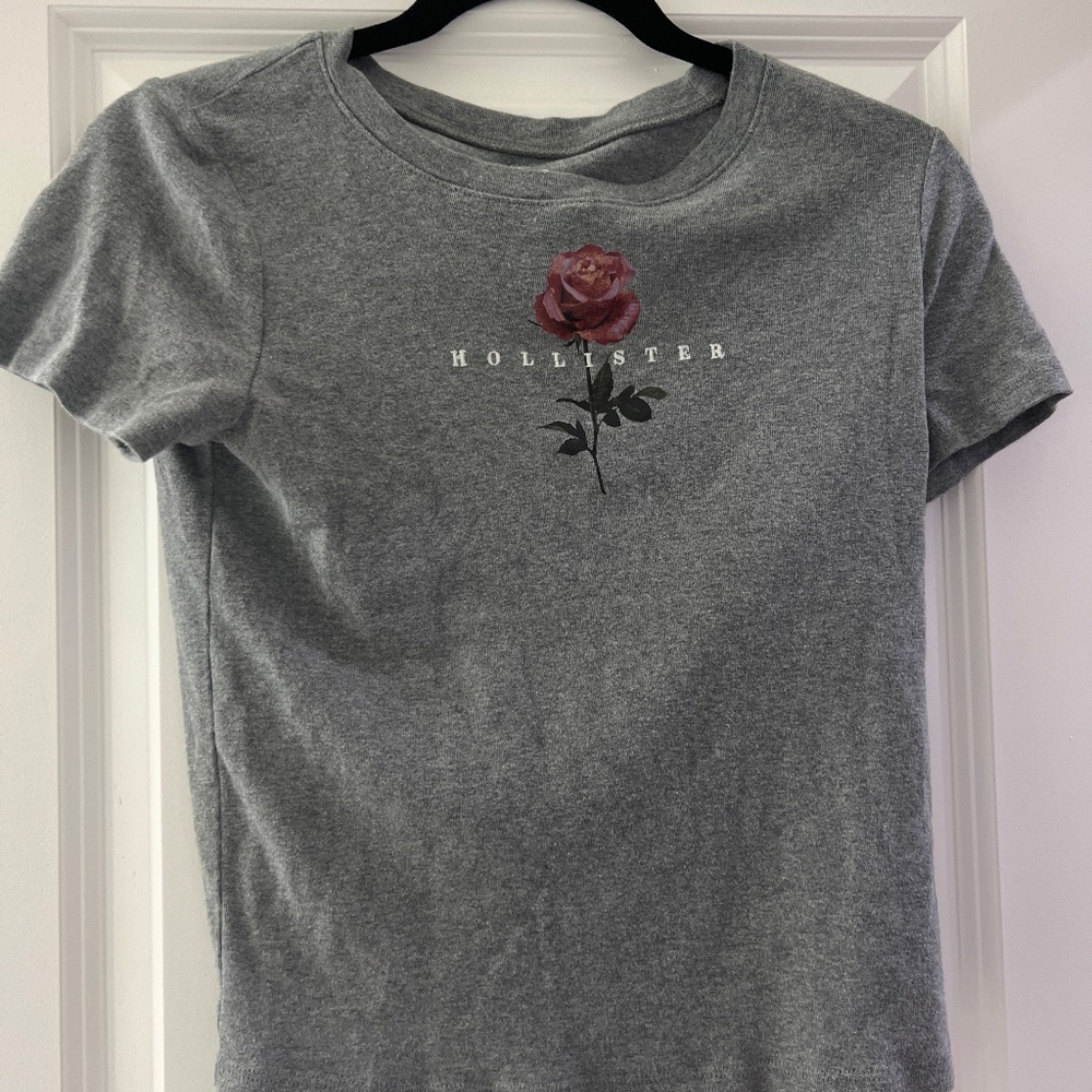 Hollister Gray Baby Tee